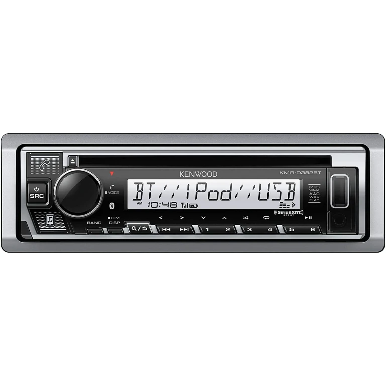 KMR-D382BT Single-Din Car & Marine Stereo (Open box)