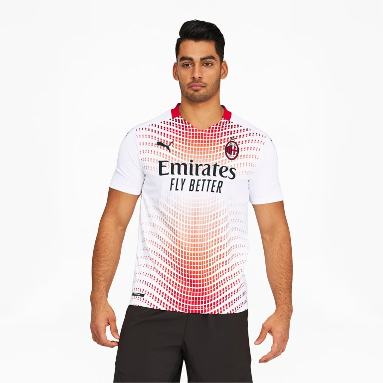 Men's Ac Milan Away Shirt Replica Tops