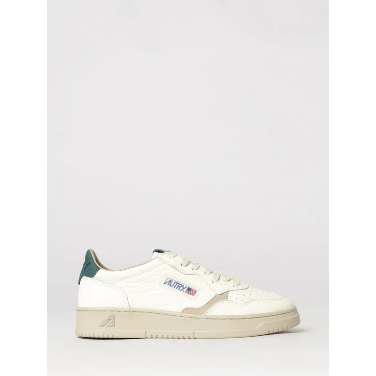 Medalist Low Top Trainers in Bicolour Leather and Suede (AULMNE18)