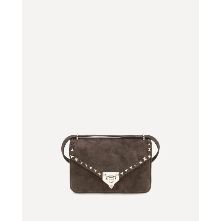 VALENTINO GARAVANI Rockstud mini suede Shoulder Bag Female UNI
