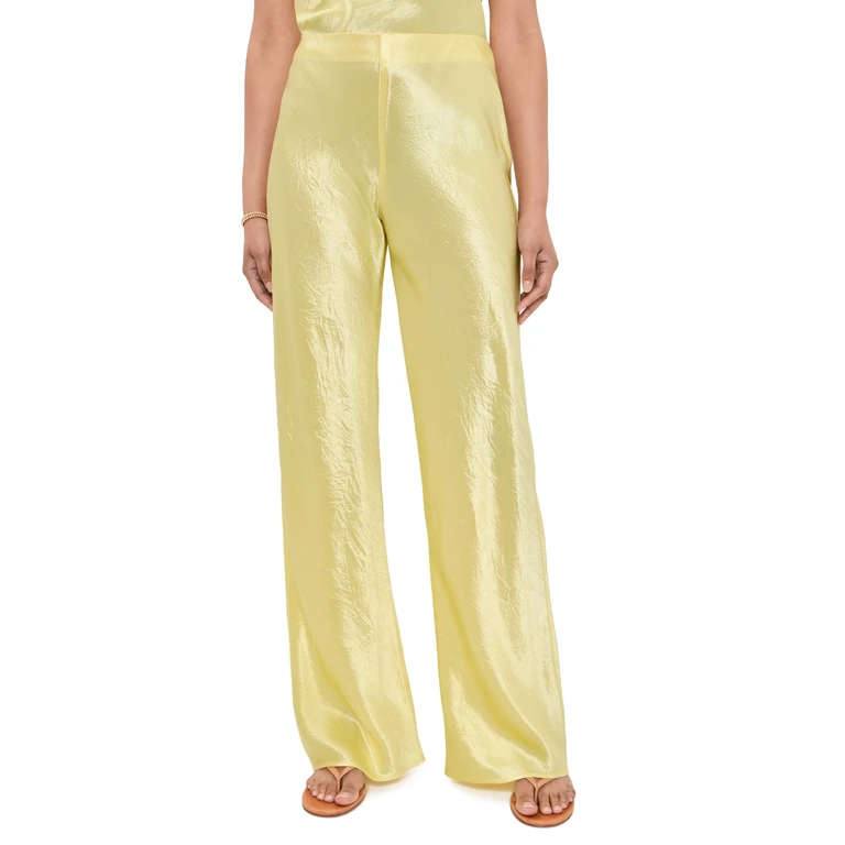 CAMI NYC Bristol Crinkle Pants Buttercup S