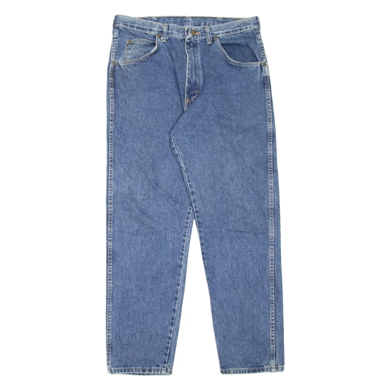 WRANGLER Mens Jeans Blue Regular Tapered W34 L30