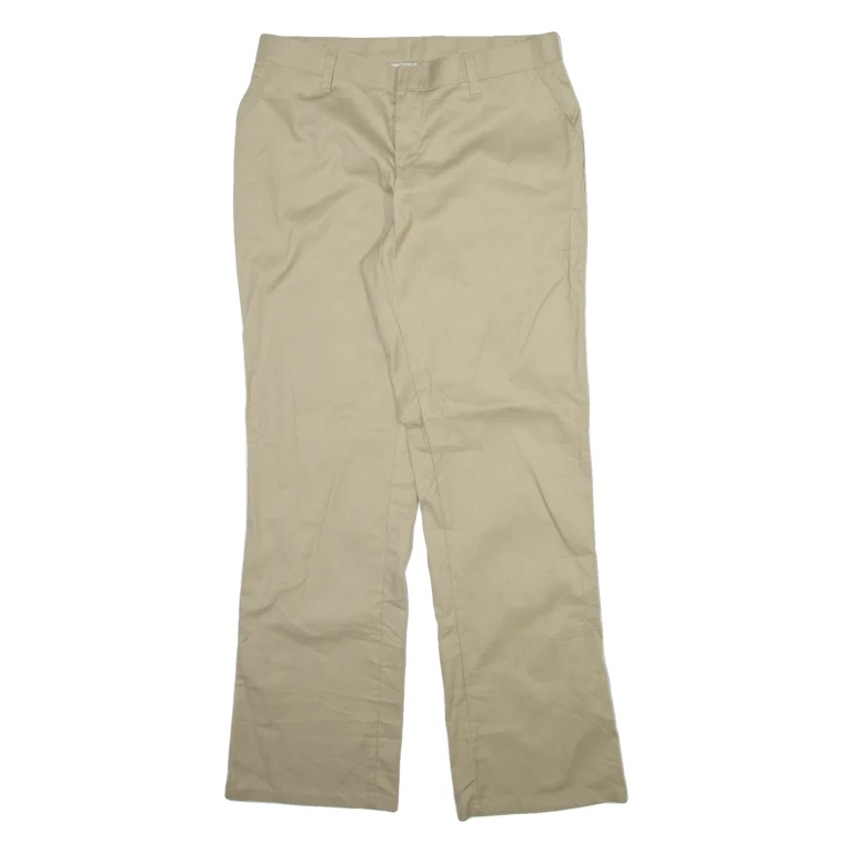 DICKIES Womens Trousers Beige Regular Bootcut W32 L31