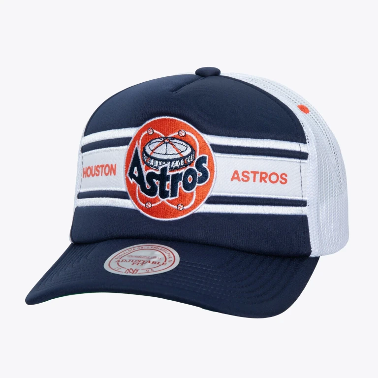 Men's MLB Sideline Trucker Coop Astros Ball Caps