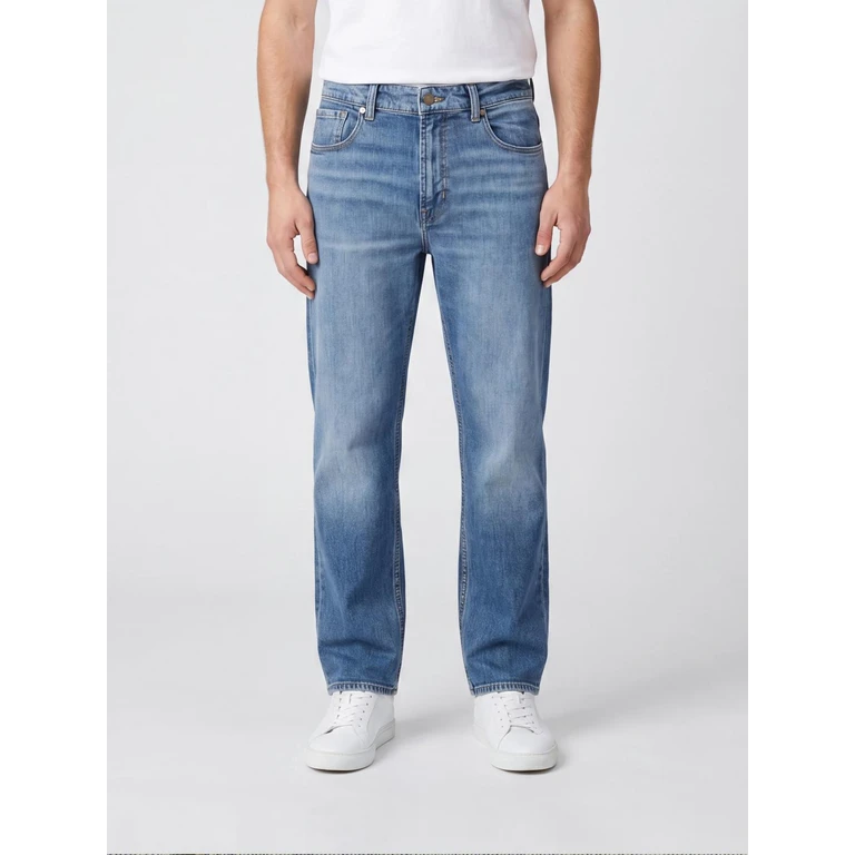 5-Pocket Straight Leg Denim Jeans (7TD80A56U71XL)