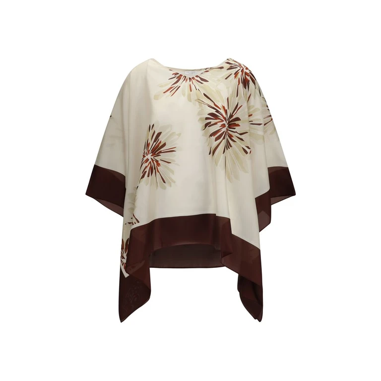 Brunello Cucinelli Multicolor Silk Blouse - Women