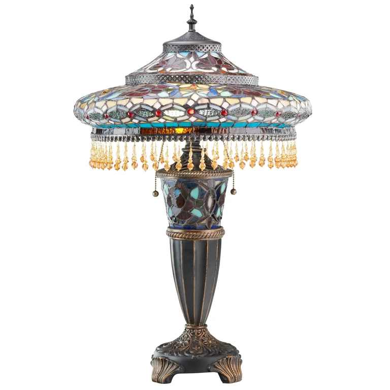 Lamp, Table Double Lit 17"