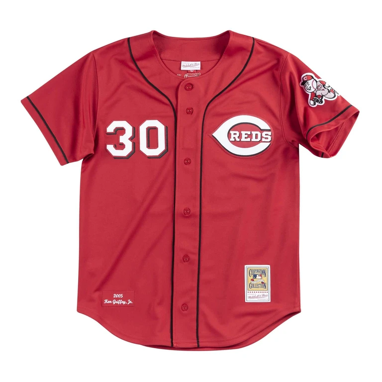 Men's MLB Alternate Jersey Cincinnati Reds 05 Ken Griffey Jr