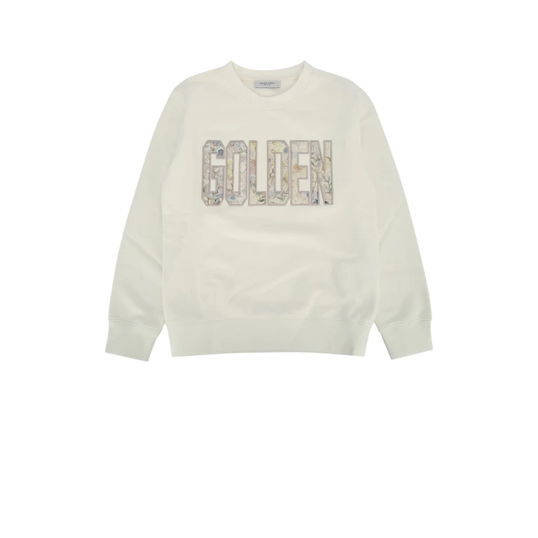 Golden Goose Kids Journey Girls Regular Sw Heritagewhitemulticolor Decorativ Thread 1: Polyester Felpe