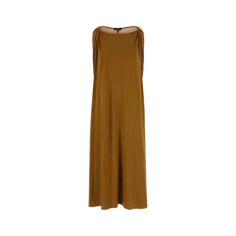 Biscuit Cotton Dress Caramel Exterior: Abiti - Women