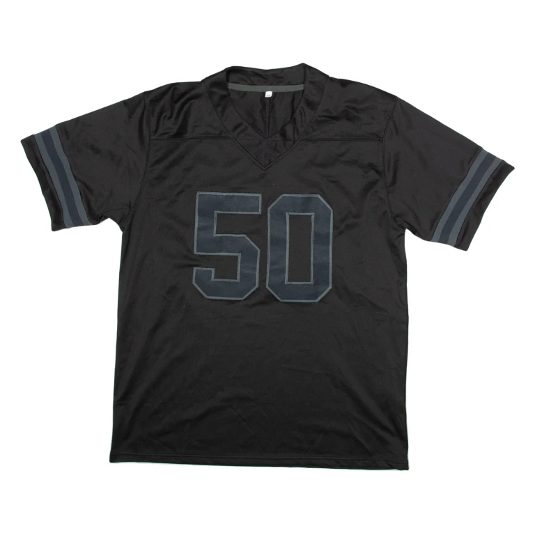 Mens Jersey Black V-Neck M