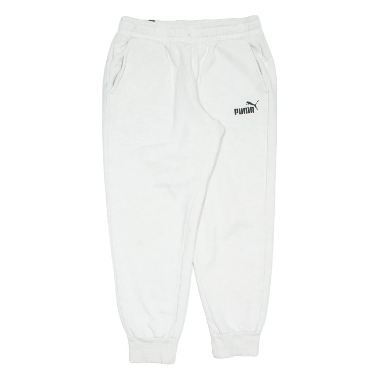 PUMA Womens Joggers Beige Tapered L W31 L27