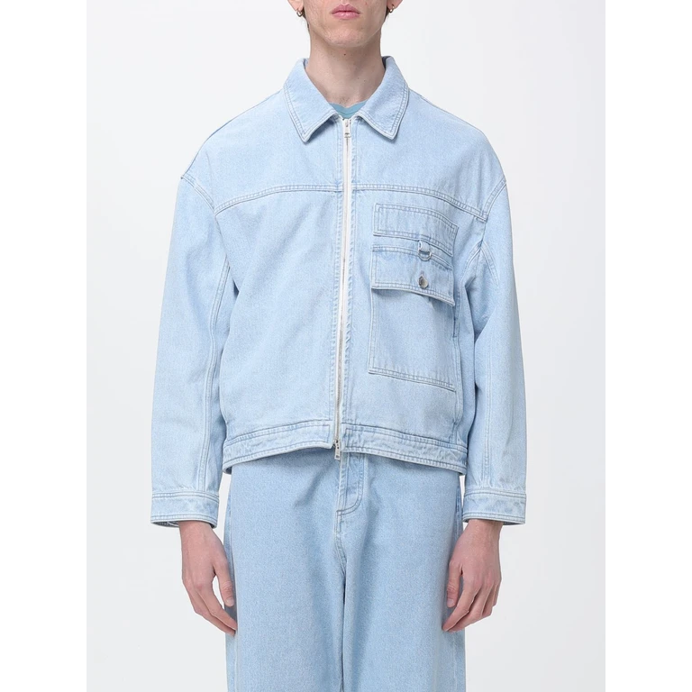 Jacket Men color Indigo (QM02106WD40220489)