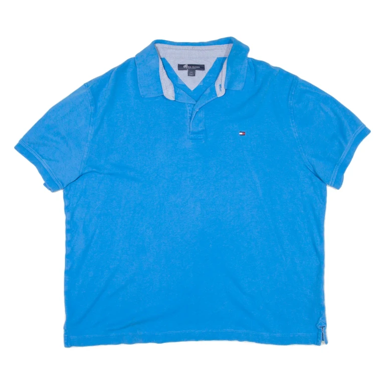 TOMMY HILFIGER Womens Polo Shirt Blue L
