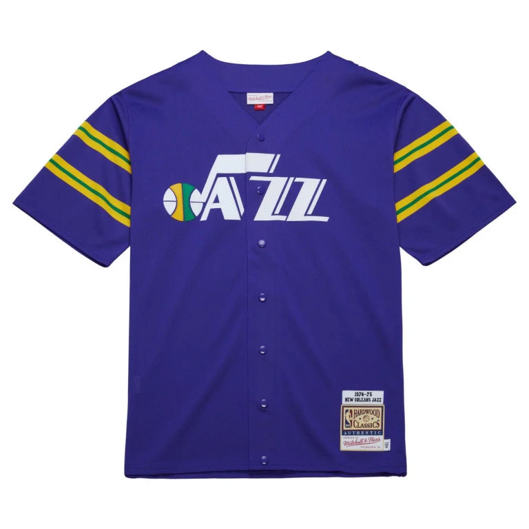 Men's NBA Dark Shooting Shirt Jazz 1974 Shooting Shirt