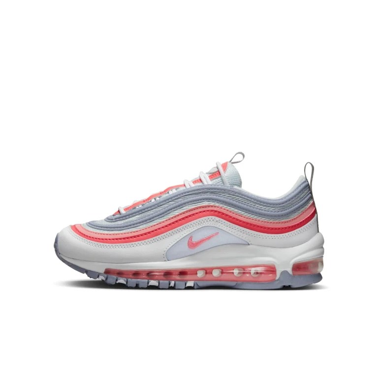 Grade School Air Max 97 'Coral Chalk Gs' Sneakers
