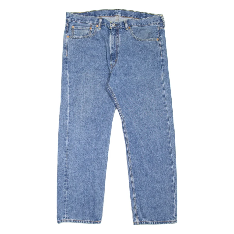 LEVI'S 505 Jeans Mens Blue Regular Straight W38 L30
