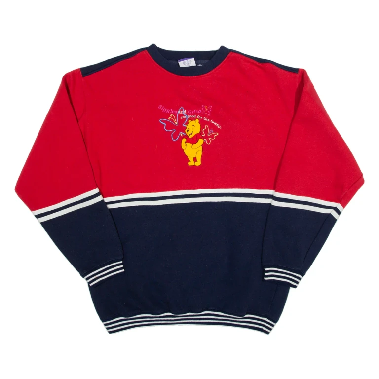 POOH Womens Sweatshirt Red M
