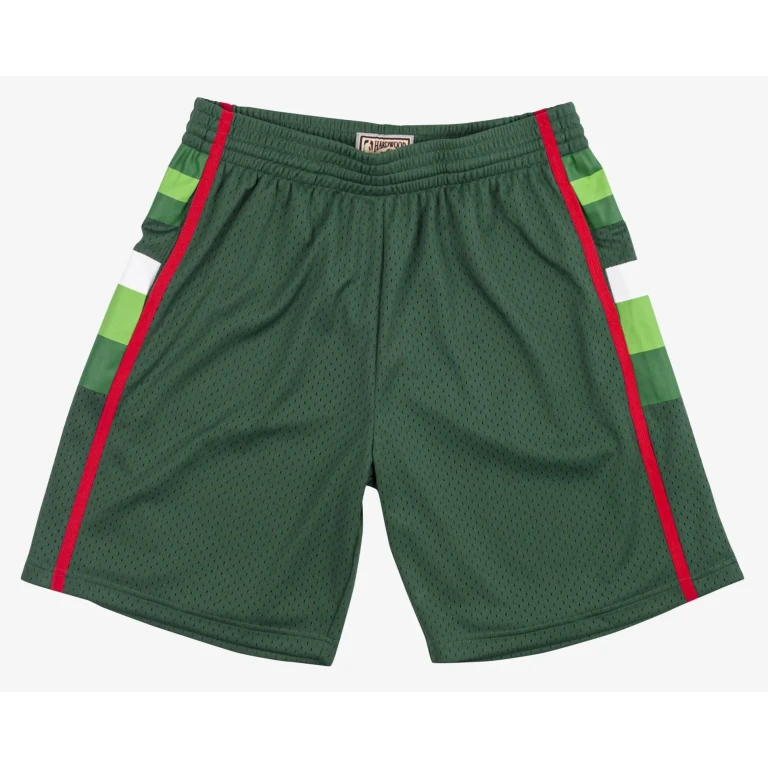Men's NBA Road Swingman Shorts Bucks 83-84