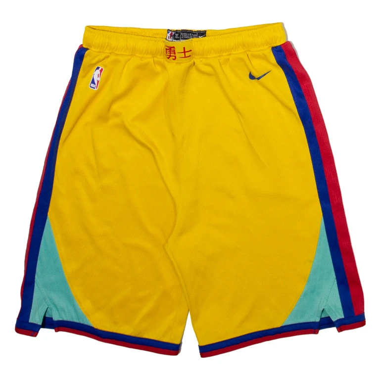 NIKE Mens Casual Shorts Yellow XL W26