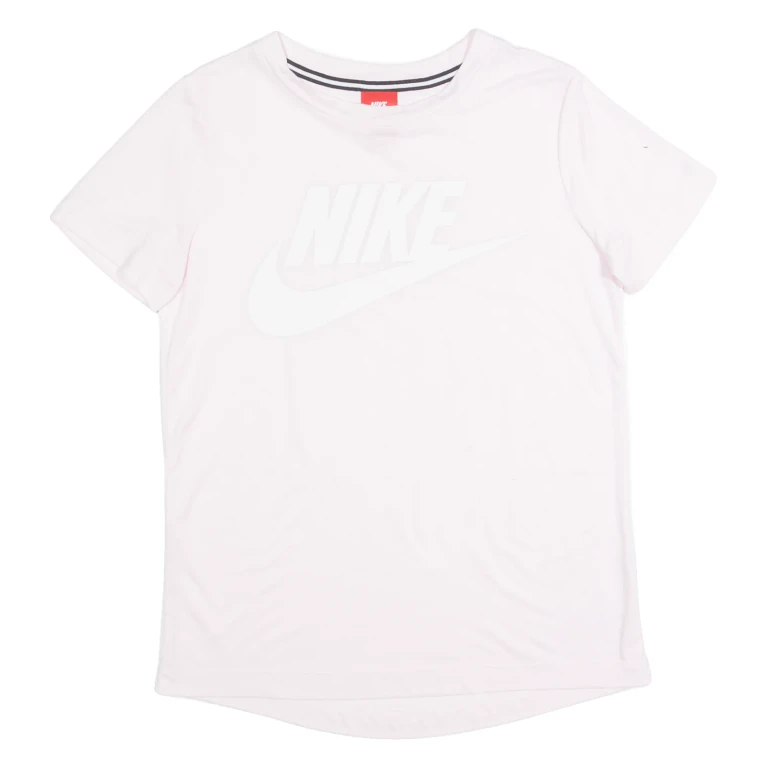 NIKE Womens T-Shirt Pink XS