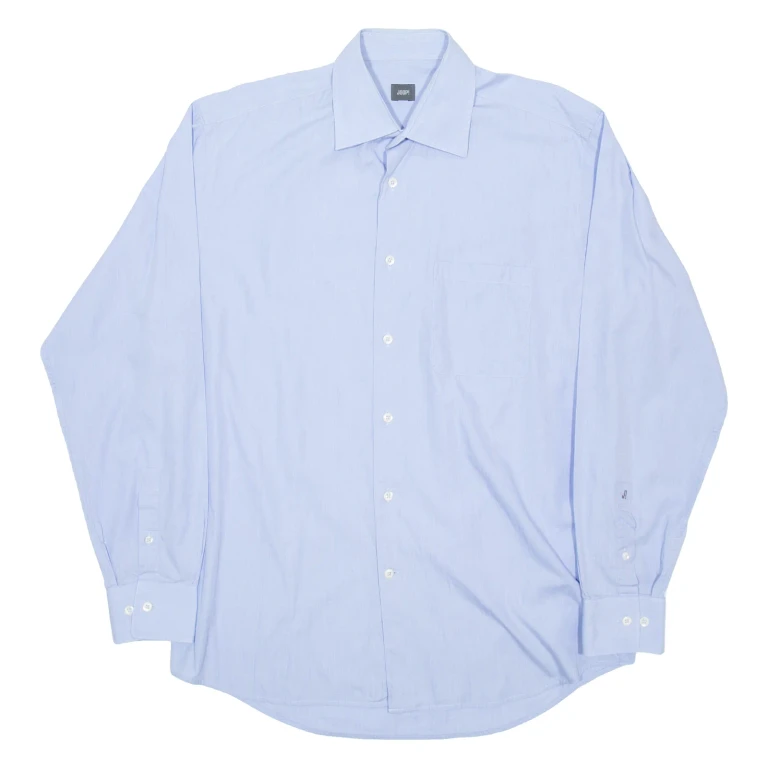 JOOP Mens Formal Shirt Blue Long Sleeve M