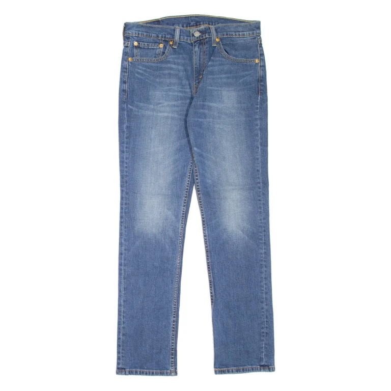 LEVI'S 511 Jeans Mens Blue Slim Straight Stone Wash W32 L32