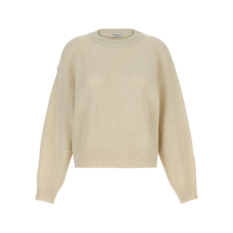 Brunello Cucinelli White Cashmere Cardigan Clothing - Women