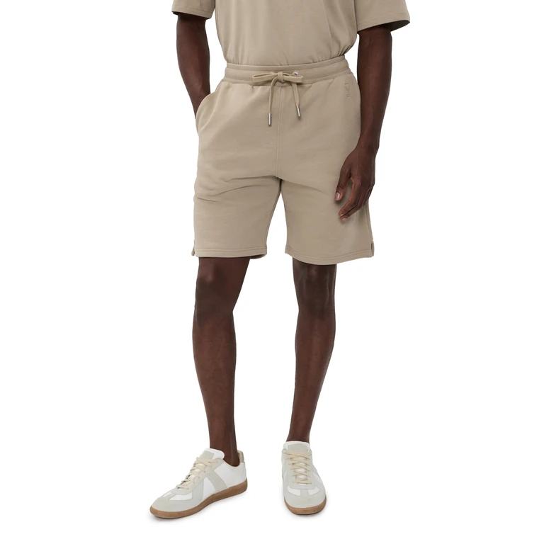 AMI ADC Sweat Shorts 9.5 Beige Taupe S
