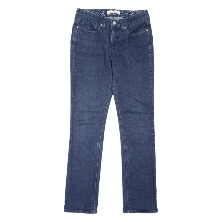 LEVI'S 525 Perfect Waist Womens Jeans Blue Slim Straight W28 L30