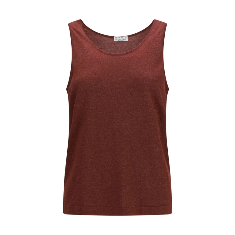 Brunello Cucinelli Multicolor Cashmere Tank Tops - Women