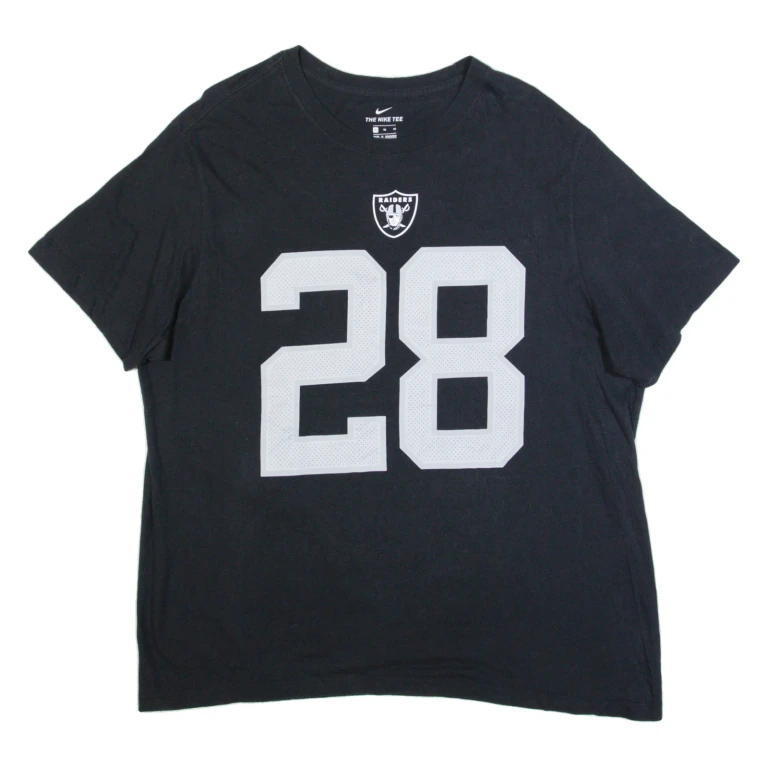 NIKE Las Vegas Raiders Womens T-Shirt Black USA XL