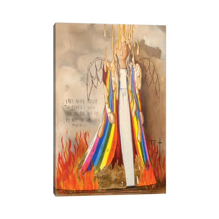 Lord Never Forget by Ruth's Angels - Canvas Gallery Wrap