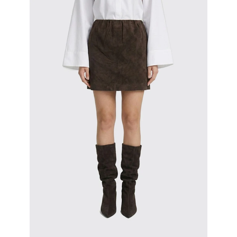 Skirt Woman color Brown (115579573)