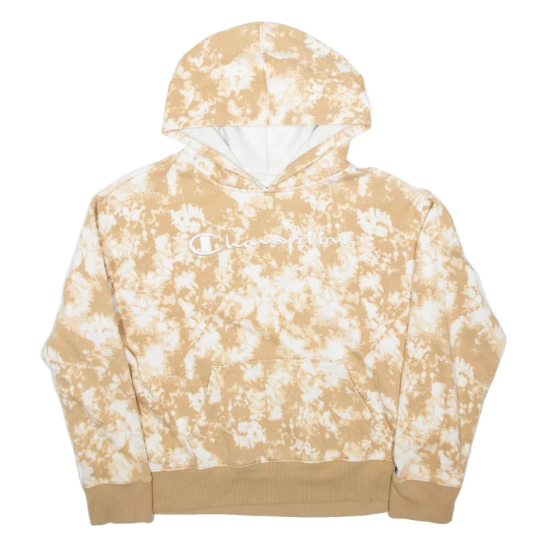 CHAMPION Womens Beige Hoodie 90s L