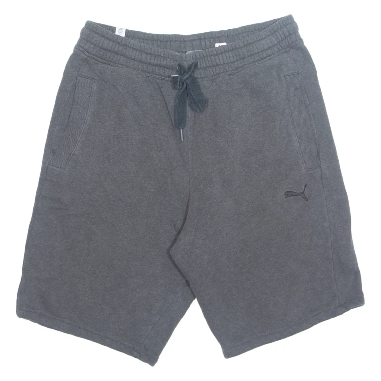 PUMA Mens Sports Shorts Grey Relaxed M W28