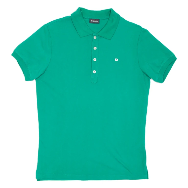 DIESEL Mens Polo Shirt Green S