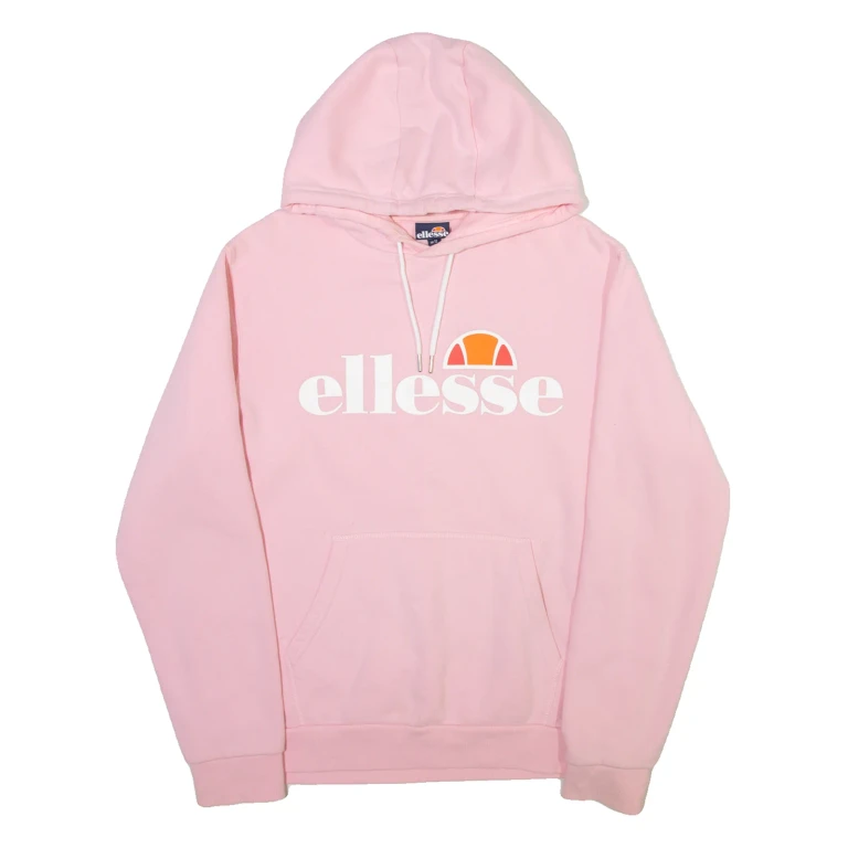 ELLESSE Womens Pink Hoodie UK 12