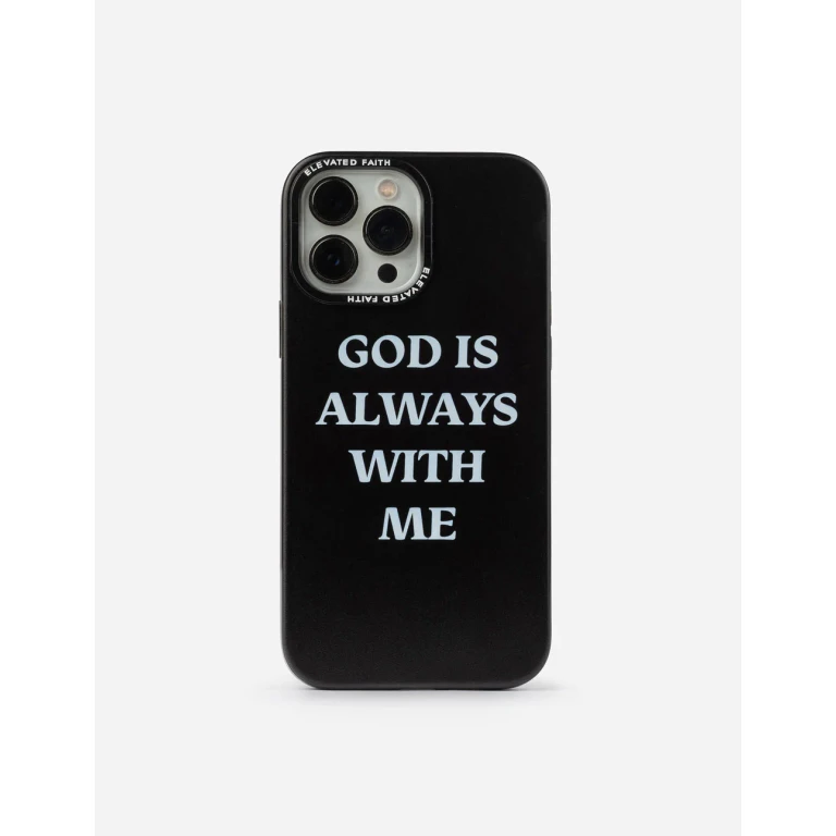 Black God is Always With Me Phone Case