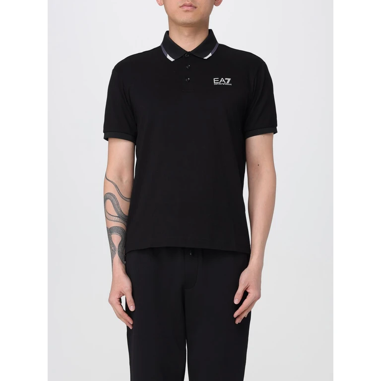 EA7 Polo Shirt Men color Black (7M000277AF10375UC001)