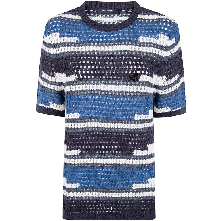 DAILY PAPER Kente Stripe Knit Shirt