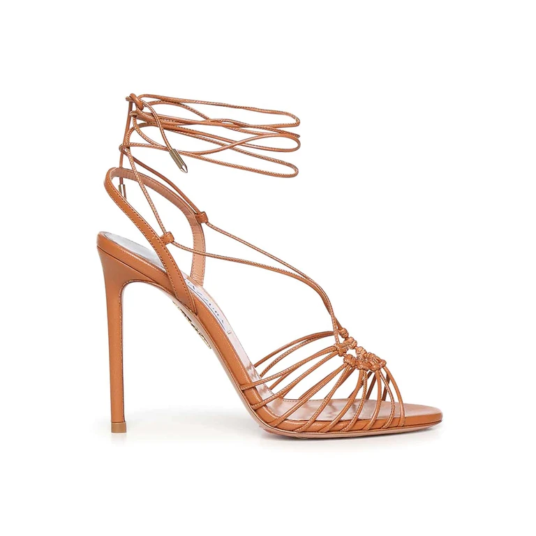 Aquazzura Sandales - Marron (RTMHIGS0NAPTOB)