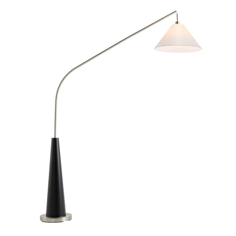Flann Black Floor Lamp