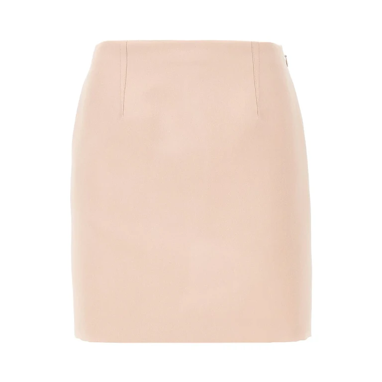CHLOE' Technical duchesse satin mini skirt Woman 36