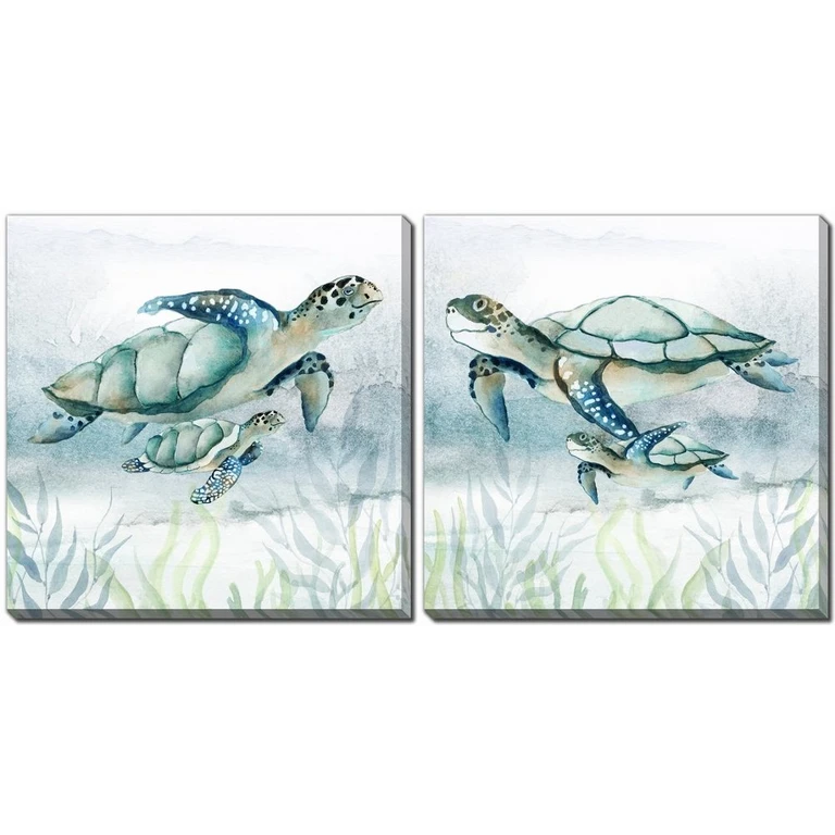 Swim Lessons Wall Art - Set of 2