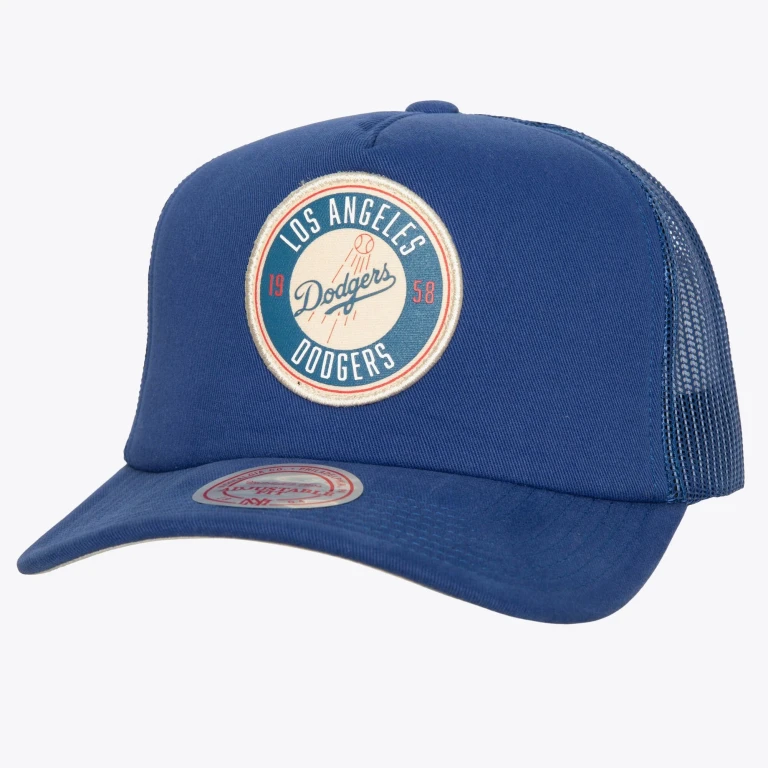 Men's MLB Circle Change Trucker Coop Dodgers Hats