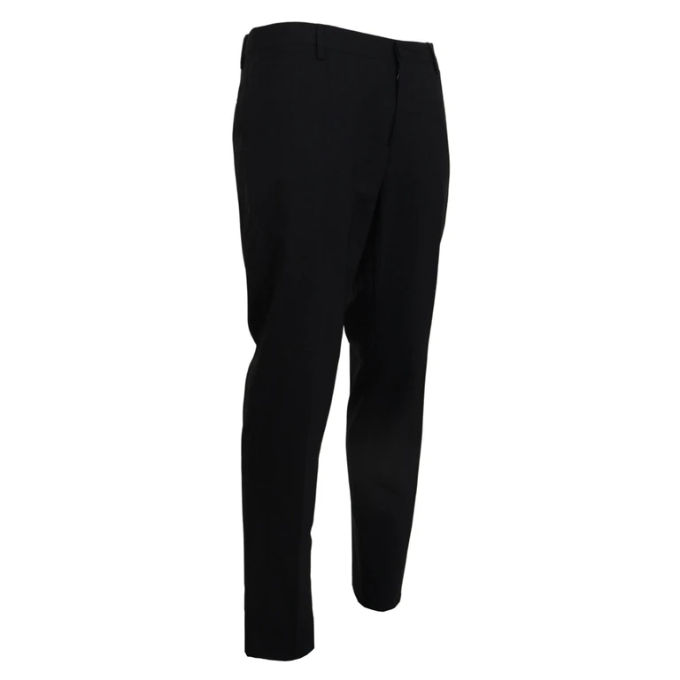 Dolce & Gabbana Gray Wool Stretch Dress Formal Slim Fit Pant - Men