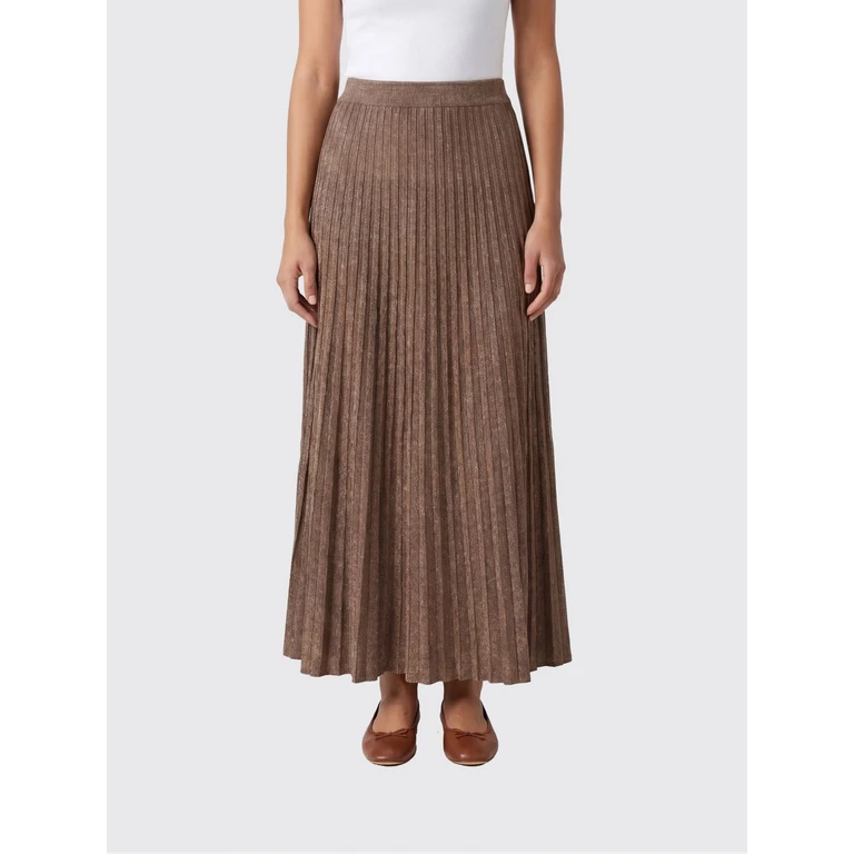 Skirt Woman color Brown (261FXA13067RAME)