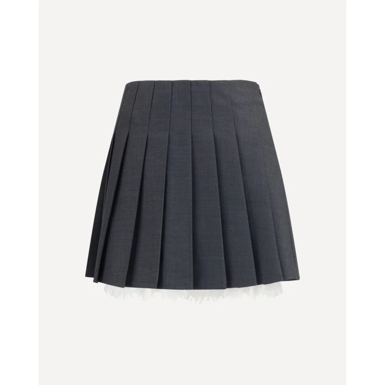 Pleated mini Skirt Female 8