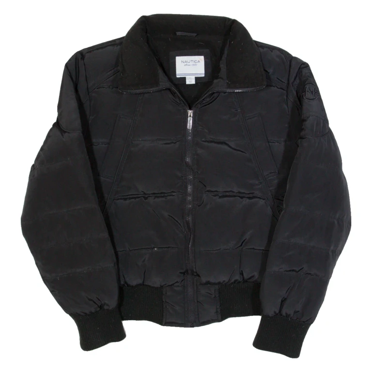 NAUTICA Down Insulated Womens Puffer Jacket Black XL